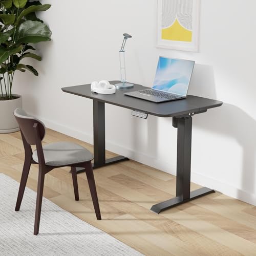 Vari Essential Electric Standing Desk for Home Office – 48x24 - White (Black)
