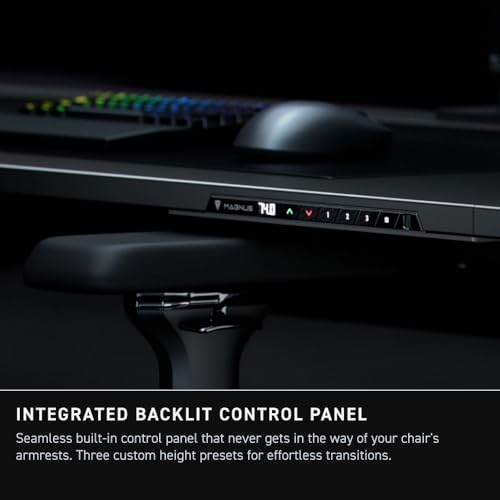 Secretlab Magnus Evo XL | Electric Standing Desk with Magnetic Cable Management | Integrated Power Supply Column | Built-in Cable Management Tray | Everyday Ergonomic Gaming Desk | Extra Large