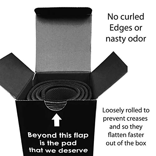 Traverse Ridge Gaming Mouse Pad (5mm) Extended 36 inch | 36x12x0.20 Extra Thick | Black | Stitched Edge, Large Washable Desk Mat