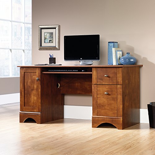 Sauder Engineered Wood Computer Desk in Brushed Maple