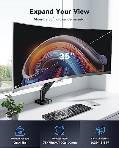 HUANUO Single Monitor Mount 32 & 35 Inch