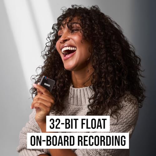RØDE Wireless GO III (Gen 3) – Compact Wireless Mic – Pristine Audio, 32-bit Float Recording, Automatic Level Control, for Phones, Cameras and Computers (Black)