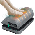 Snailax Heated Foot Rest Under Desk at Work, FSA Eligble Desk Foot Stool with Heat & Vibration Massage, Fathers Day Dad Gifts for Men, Foot Warmer Feet Heater for Office Chair, Gaming Home Use