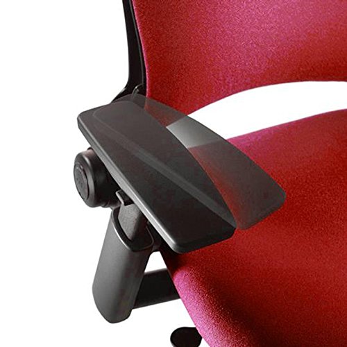 Steelcase Leap Office Chair - Seven Points of Adjustability - Ergonomic Back Support Chair - Lumbar Support - 4D Adjustable Arms - Black Frame - Onyx