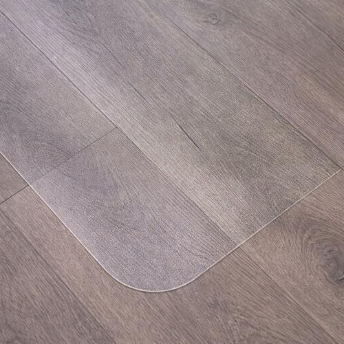Marvelux Heavy Duty Polycarbonate Office Chair Mat for Hardwood Floors 48" x 60" | Transparent Hard Floor Protector, Rectangular | Multiple Sizes