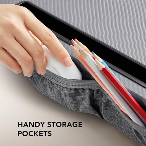 HUANUO Portable Lap Laptop Desk with Pillow Cushion, Set of 2, 15.6 inch
