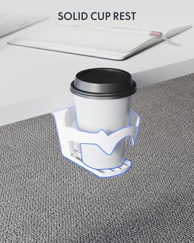 FLEXISPOT 71" x 32" Office Standing Desk, Height Adjustable Sit-Stand Desk, Quiet & Stable, with Cable Management & Cup Holder, for Commercial Use, White Top (2 Packages)