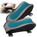 XIFUUXI Office Chair Armrest Pads, Cooling Gel Computer Chair Arm Pads, Memory Foam Ergonomic Armrest Cushion for Gaming (2 Pack)