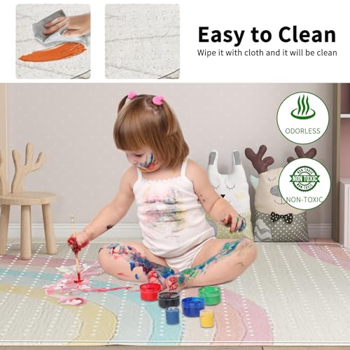 WASJOYE Chair Mat for Carpet, Office Chair Mat for Carpet, Thick Desk Chair Mat with Non-Slip Studded for Home and Office Low Pile Carpet, 36" x 48" Rectangle for Carpet