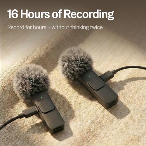 Mini Mic Pro (Latest Model) – #1 Microphone for iPhone & Android, Wireless Mini Microphone, ClearVoice™, Noise Cancelling, Lavalier Mic for TikTok, YouTube & Interviews