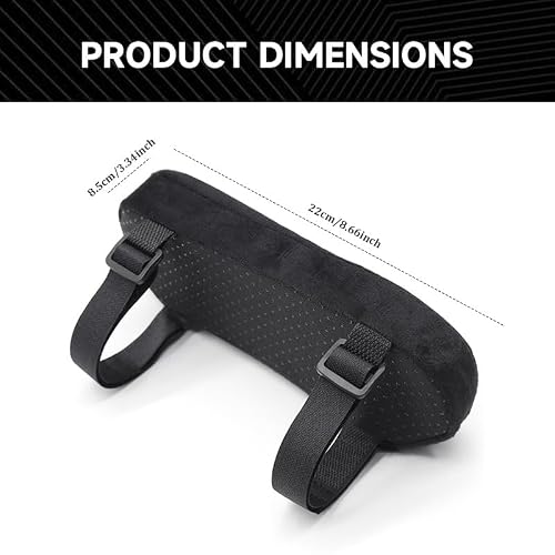 OpusBags 2Pcs Navy Thickened Office Chair Armrest Pads to Relieve Forearm Pressure, Suitable for Office Chairs, Wheelchairs, Comfortable Gaming Chairs