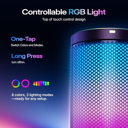 MAONO USB Gaming Microphone, Noise Cancellation Condenser Mic with Mute, Gain, Monitoring, Boom Arm Mic for Streaming, Podcast, Twitch, YouTube, Discord, PC, Computer, PS4, PS5, Mac, GamerWave DGM20S