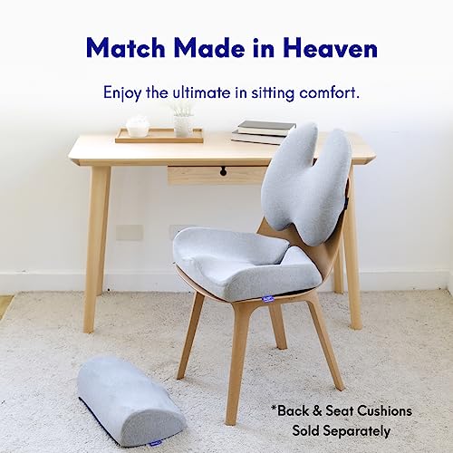 C CUSHION LAB Foot Rest for Under Desk at Work - Adjustable Memory Foam Foot Rest for Office Chair & Gaming Chair - Ergonomic Design for Back & Hip Pain Relief - Wellness Green