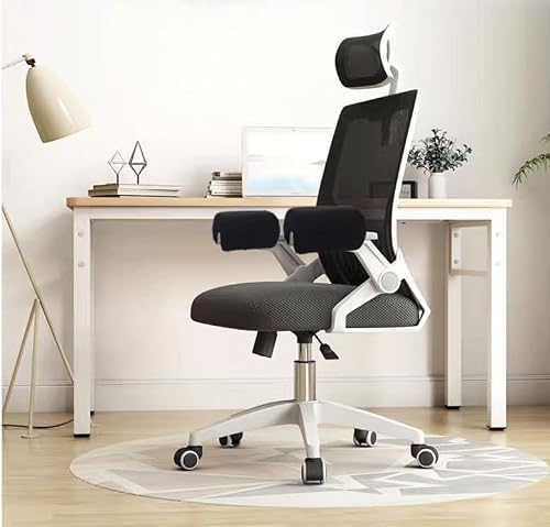 pretelytiti Armrest Cushion for Office Chairs - Soft Elbow Support Pad with Non-Slip Bottom, Fits Most Chairs 2-Piece (Gray)
