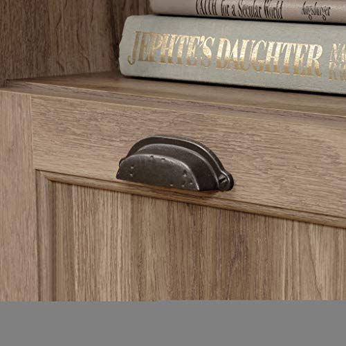 Sauder Barrister Lane L-Desk, Salt Oak finish