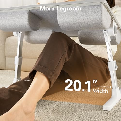 HUANUO Lap Desk for Couch, Laptop Stand with Phone Holder, Laptop Bed Desk for Sofa, Computer Lap Tray
