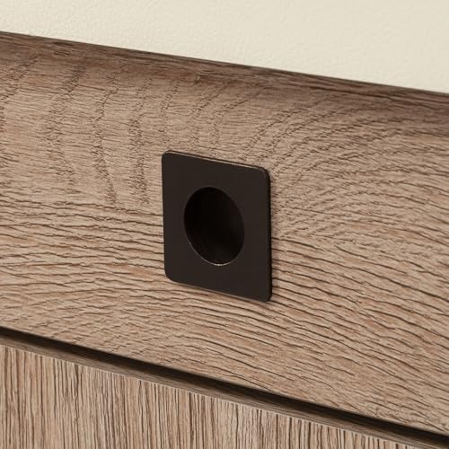 Sauder® Dixon City 33"W Computer Desk Cabinet With Storage, Brushed Oak™/Pebble White™