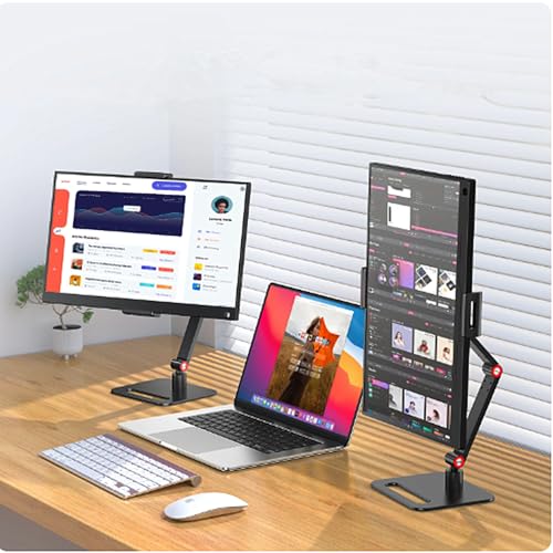 WYSXEBWZ Portable Monitor Holder for 6-17.3 Inch Screen Desktop Expandable Monitor Stand 12.9 inch Tablet Stand