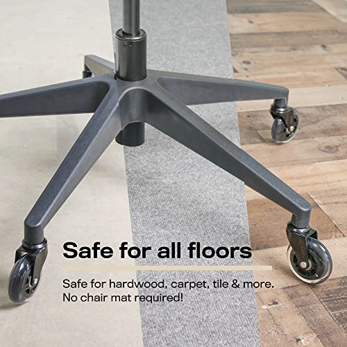 The Office Oasis Original Rollerblade Office Chair Wheels (As Seen On PBS) - Incredibly Smooth & Quiet Casters - Safe for Hardwood Floors & Carpet - Easy Installation with Universal Fit - Set of 5