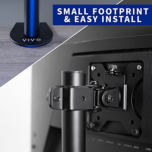 VIVO Single 13 to 38 inch LCD Monitor Heavy Duty Desk Mount Stand, Holds 1 Standard to Ultrawide Screen up to 38 inches, STAND-V001C
