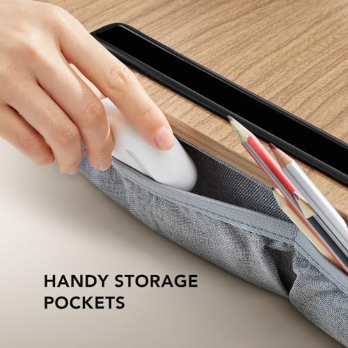 HUANUO Lap Desk for Couch, Laptop Stand with Phone Holder, Laptop Bed Desk for Sofa, Computer Lap Tray