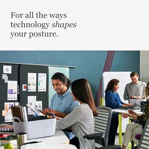 Steelcase Series 1 Office Chair - Ergonomic Work Chair with Wheels for Carpet - Helps Support Productivity - Weight-Activated Controls, Back & Arm Support - Easy Assembly - Licorice