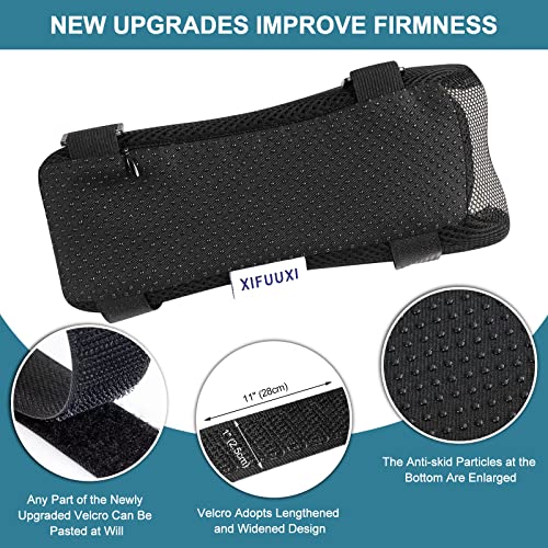 XIFUUXI Office Chair Armrest Pads, Cooling Gel Computer Chair Arm Pads, Memory Foam Ergonomic Armrest Cushion for Gaming (2 Pack)