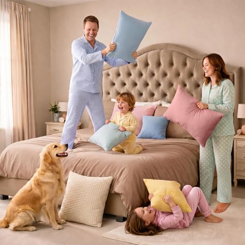 Utopia Bedding 12x20 Pillow Inserts, Set of 2, White – Indoor Decorative Throw Pillows for Bed, Sofa & Couch – Soft, Supportive & Fluffy Cushion Inserts