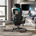 EUREKA ERGONOMIC Typhon Gaming Chair, Ergonomic Office Chair, Home Office Desk Chairs, Gaming Chairs for Adults, Mesh Office Chair, Adjustable Armrest Headrest, Hight Back, BlackBlue