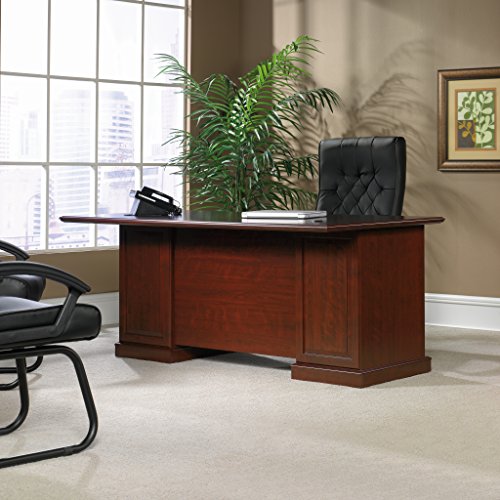 Sauder 109843 Heritage Hill Executive Desk, Classic Cherry Finish