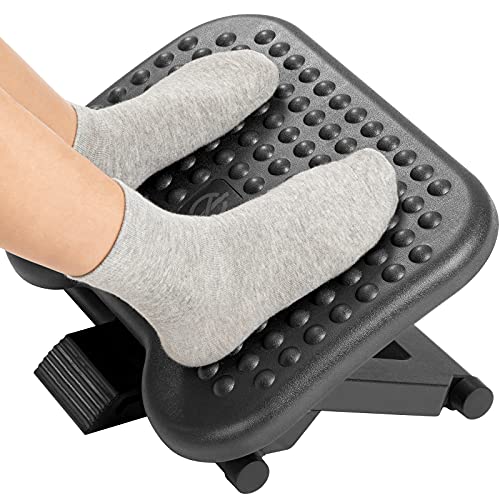 HUANUO Adjustable Desk Footrest, Seat Cushion for Office Chair