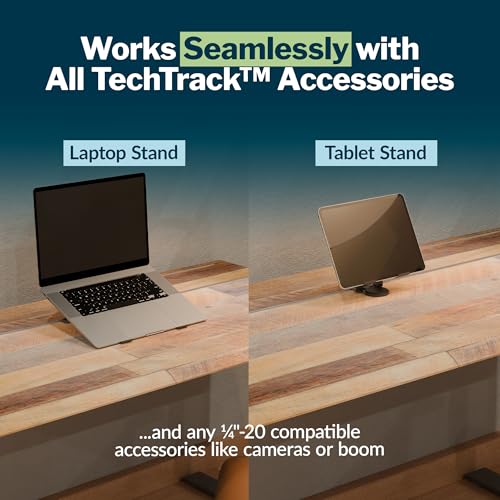Vari ComfortEdge 60x30 Adjustable Electric Standing Desk with TechTrack - Sit Stand VariDesk with Memory Presets, Included Phone Stand & Shelf, 200 LB Capacity, Tool-Free Assembly (Reclaimed Wood)