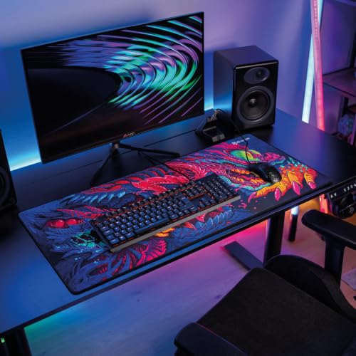 Arozzi Zona Gaming Mousepad, Brock Hofer Edition, Extra Large Desk Mat, Dragon Art Design