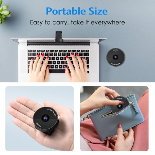 EMEET C950 1080P Webcam - USB Webcam with Microphone & Physical Privacy Cover, Auto Light Correction, Fixed Focus, USB Plug & Play, Ultra Web Cam w/ 70°View for Meeting/Online Classes/Zoom/YouTube