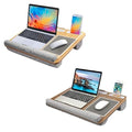 HUANUO Lap Desk Set - Fits up to 17 inches Laptop Desk, Built in Mouse Pad & Wrist Pad for Notebook, Laptop, Tablet