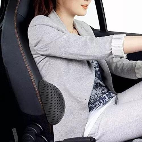 FOUSUPDT Lumbar Pillow, Memory Foam Lumbar Support Pillow for Office Chair and Car Seat, Back Support Pillow for Lower Back Pain Relief, Support Cushion Back Pillow for Sleeping, Driving, Resting