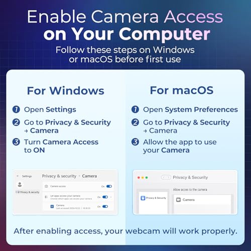 PixelForge 2K Webcam for PC with Microphone & Light & Privacy Cover, Web Camera for Desktop Computer/Laptop/Monitor/Mac, USB Streaming Camera for Zoom/Skype/Teams/Video Calling/Studying and Conference