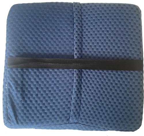 Therapist's Choice Memory Foam Contoured Lumbar Support Pillow - Office Chair Back Support, Back Cushion and Lower Back Pillow - Desk Chair Back Support