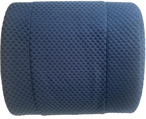 Therapist's Choice Memory Foam Contoured Lumbar Support Pillow - Office Chair Back Support, Back Cushion and Lower Back Pillow - Desk Chair Back Support