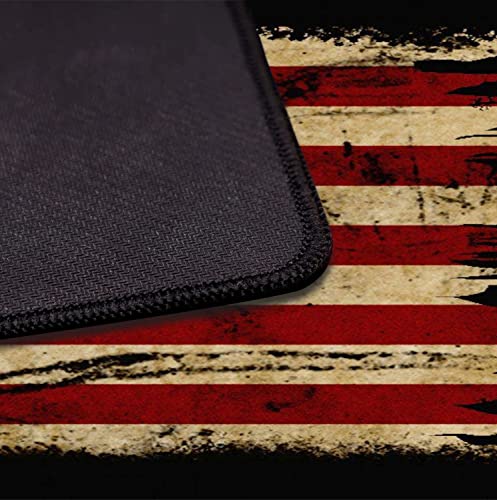 US Flag Anti Slip Waterproof Mouse Mat, Laptop and Home Office Desk Mat