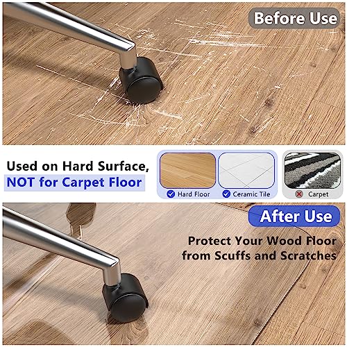 BesWin Clear Chair Mat for Hardwood Floor - 36"x48" Heavy Duty Desk Chair Mats for Office Chair - Transparent Computer Floor Mat Office Home Floor Protection Mat for Wood/Tile