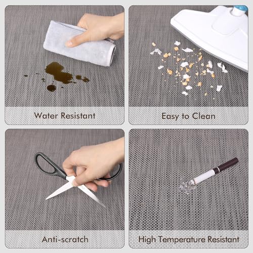 Blvornl Office Chair Mat for Hardwood Floor, 36" x 48" Desk Computer Chair Mat for Hard Wood and Tile Floor, Large Anti-Slip Hard Floor Protector Rolling Chair Mat, PVC Mat Desk Rug for Office Home
